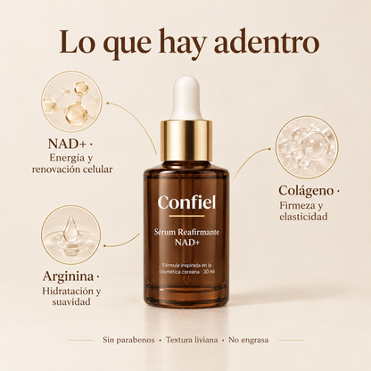 Confiel | Sérum Reafirmante NAD+ – Fórmula Coreana
