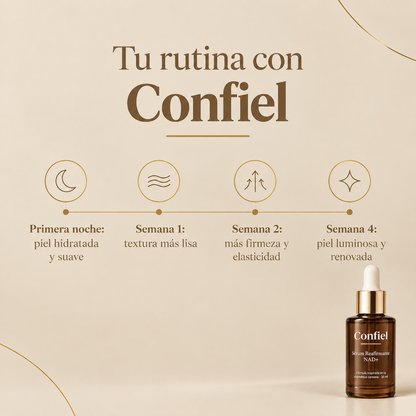 Confiel | Sérum Reafirmante NAD+ – Fórmula Coreana